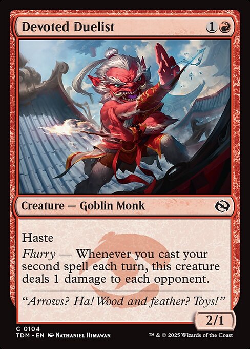 Devoted Duelist - 104 (Normal) Near Mint_Non-Foil