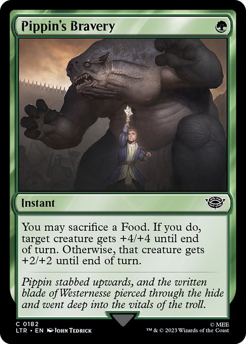 Pippin's Bravery - 182 (Normal) Near Mint_Non-Foil