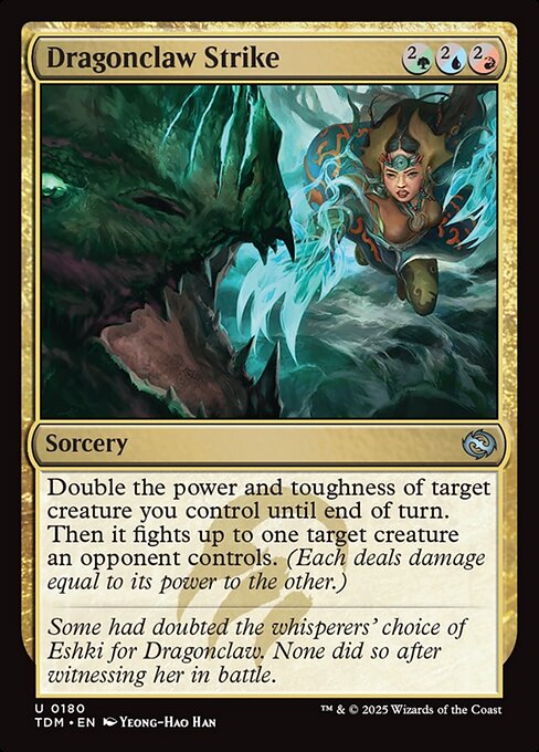 Dragonclaw Strike - 180 (Normal) Near Mint_Non-Foil