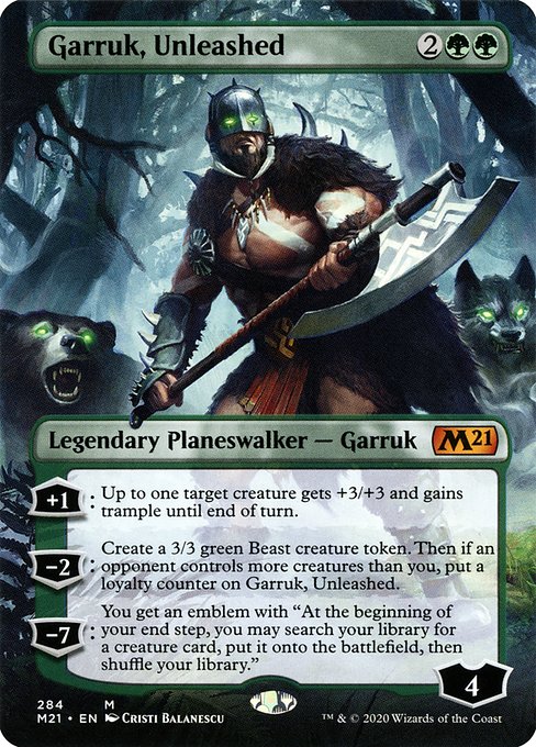 Garruk, Unleashed - 284 (Normal) Near Mint_Non-Foil