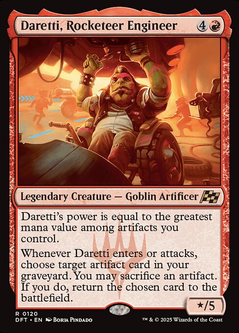 Daretti, Rocketeer Engineer DFT #120 Non-Foil