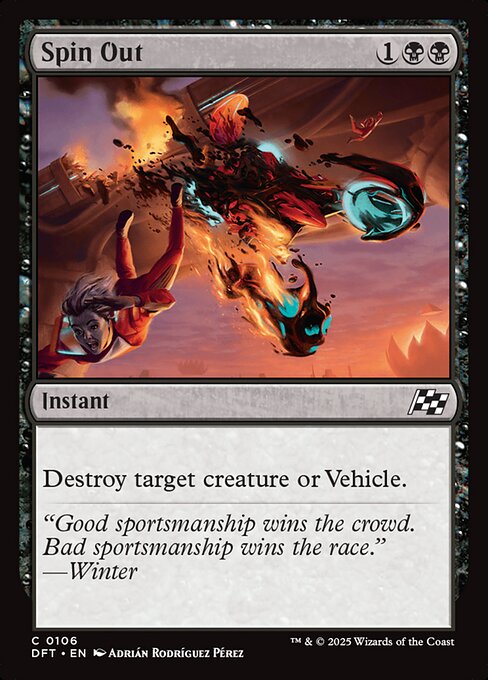 Spin Out - 106 (Normal) Near Mint_Non-Foil