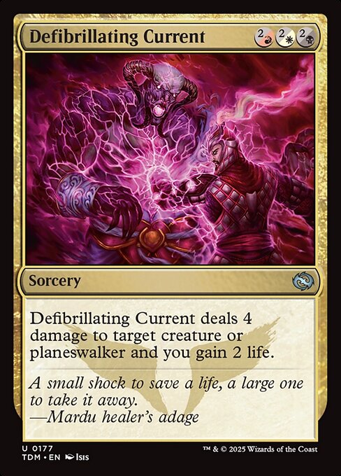 Defibrillating Current - 177 (Normal) Near Mint_Non-Foil