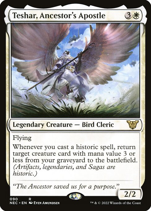 Teshar, Ancestor's Apostle NEC #90 Non-Foil