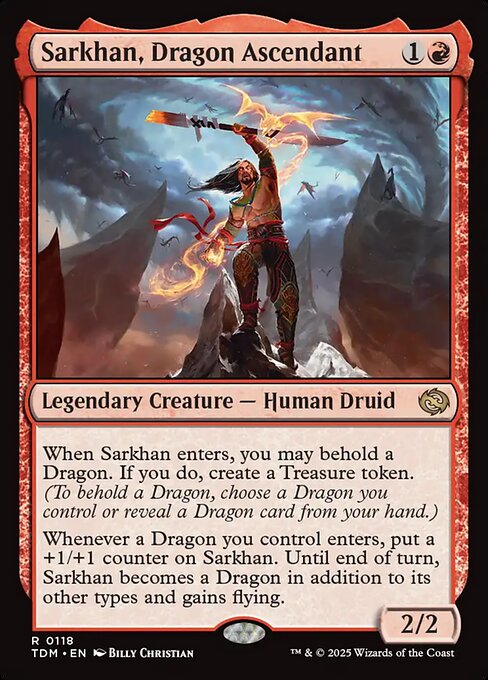 Sarkhan, Dragon Ascendant - 118 (Normal) Near Mint_Non-Foil