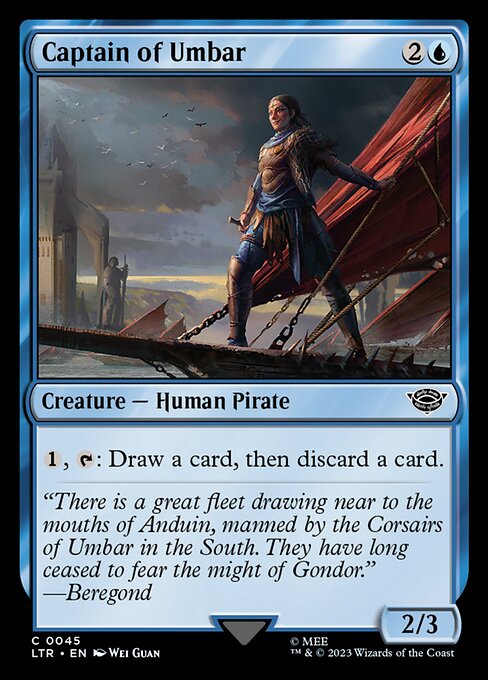 Captain of Umbar - 45 (Normal) Near Mint_Non-Foil
