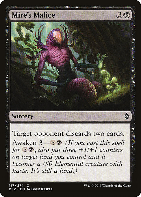 Mire's Malice - 117 (Normal) Near Mint_Non-Foil