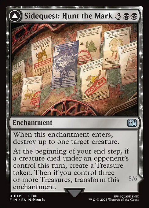 Sidequest: Hunt the Mark // Yiazmat, Ultimate Mark - 119 (Normal) Near Mint_Non-Foil