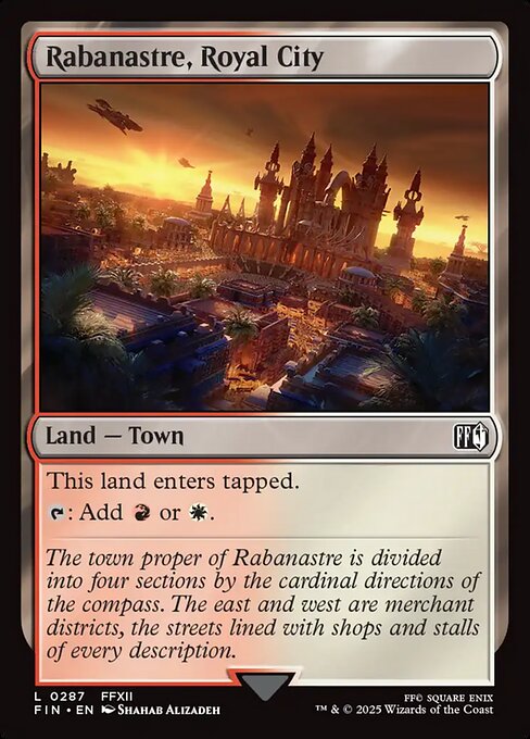 Rabanastre, Royal City - 287 (Normal) Near Mint_Non-Foil
