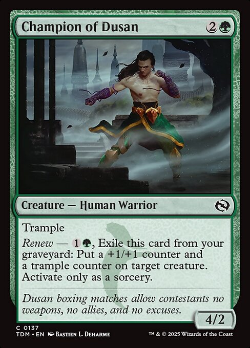 Champion of Dusan - 137 (Normal) Near Mint_Non-Foil