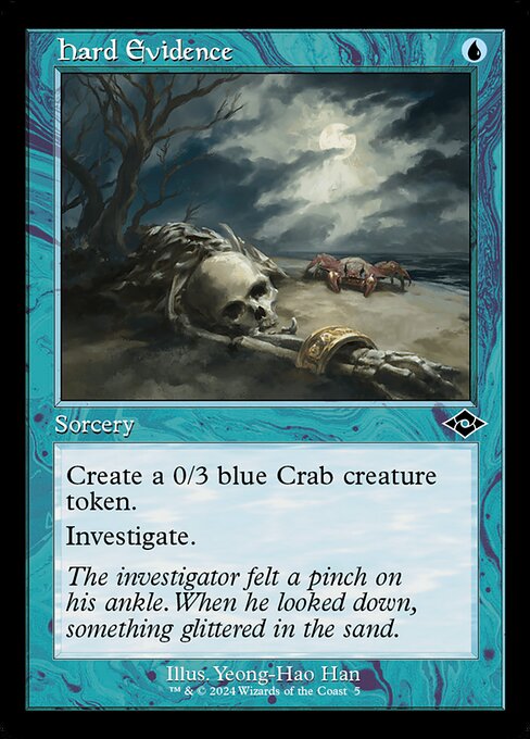 Hard Evidence Retro - 5 (Foil) Near Mint_Foil