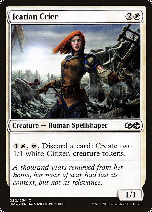 Icatian Crier - 22 (Normal) Near Mint_Non-Foil