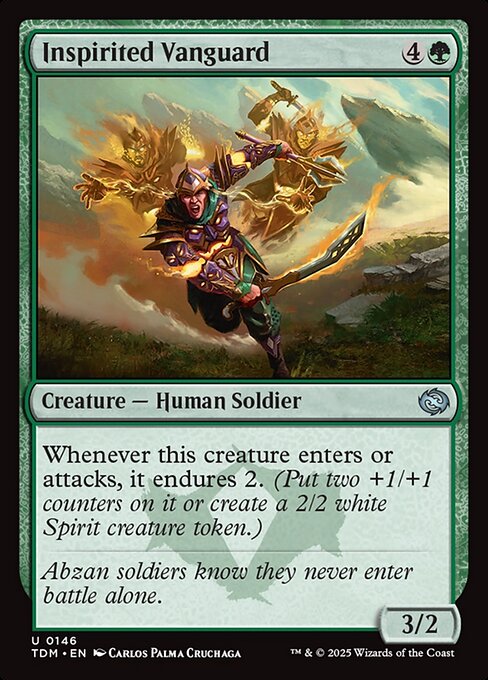 Inspirited Vanguard - 146 (Normal) Near Mint_Non-Foil