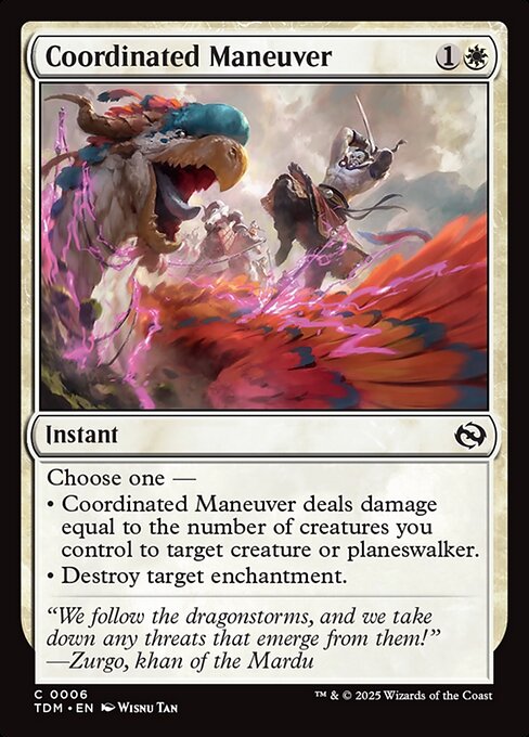 Coordinated Maneuver - 6 (Normal) Near Mint_Non-Foil