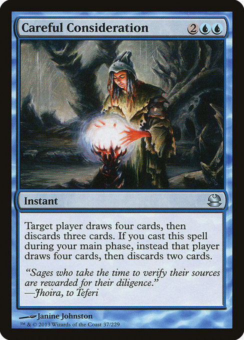 Careful Consideration - 37 (Normal) Near Mint_Non-Foil