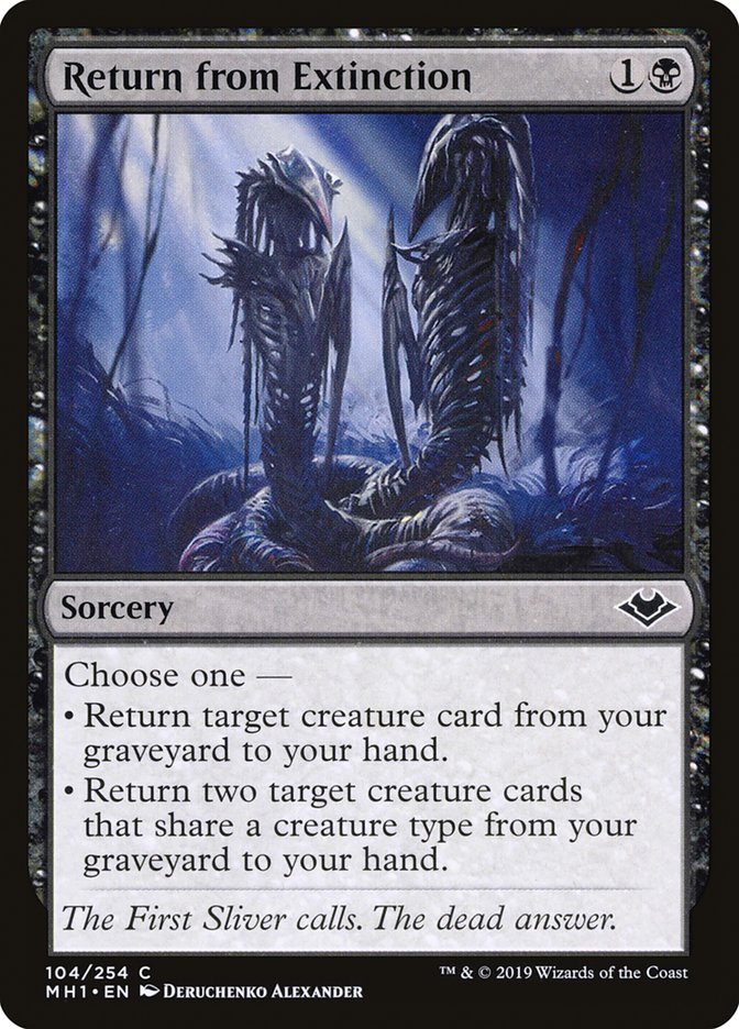 Return from Extinction (MH1 104)