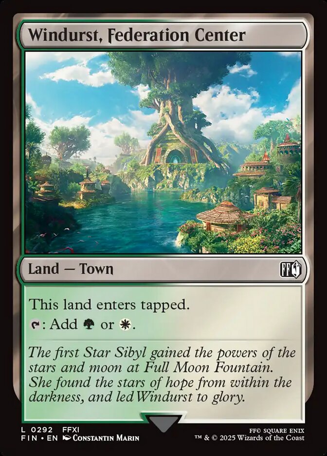 Windurst, Federation Center - 292 (Foil) (JP)