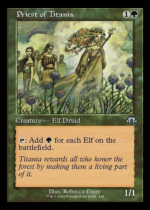 Priest of Titania Retro - 428 (Foil) Near Mint_Foil