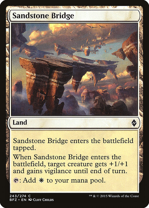 Sandstone Bridge - 243 (Normal) Near Mint_Non-Foil