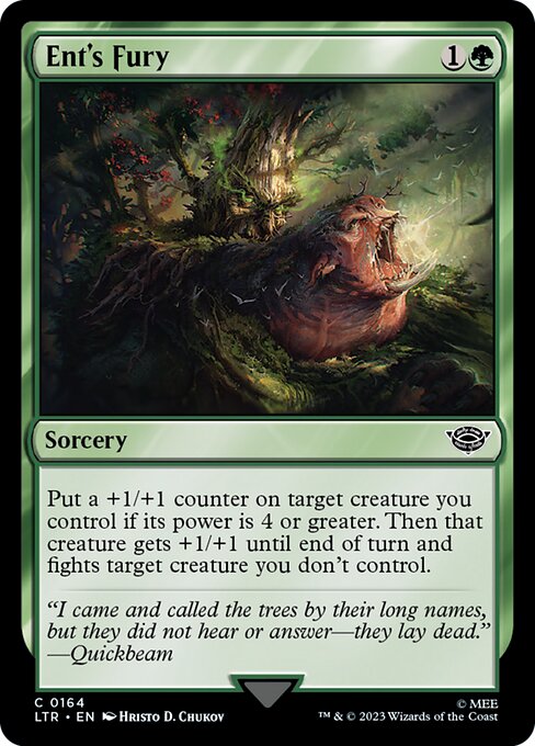 Ent's Fury - 164 (Normal) Near Mint_Non-Foil