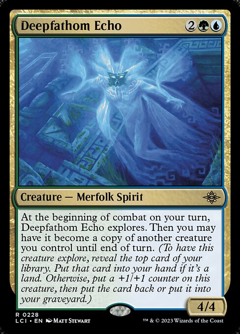 Deepfathom Echo LCI #228 Non-Foil