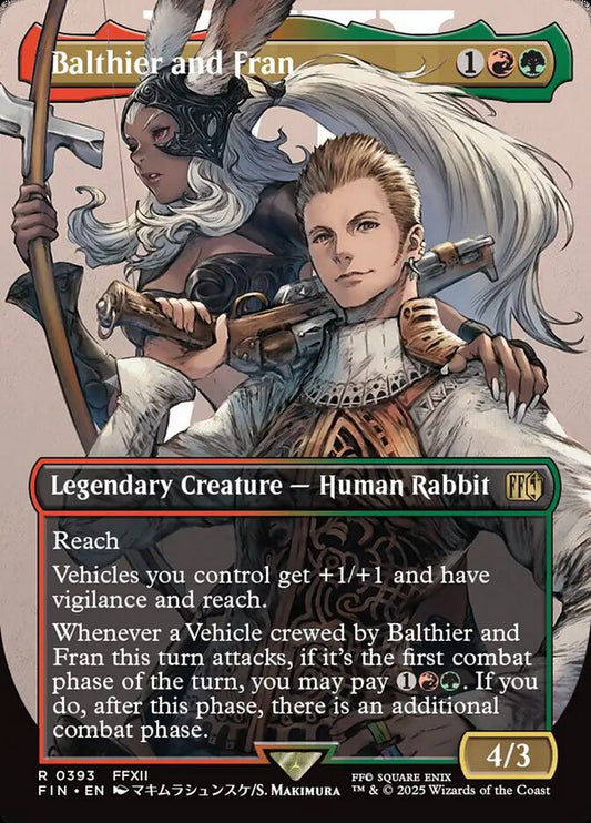 Balthier and Fran - 393 (Foil) (JP)