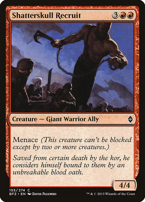 Shatterskull Recruit - 155 (Normal) Near Mint_Non-Foil