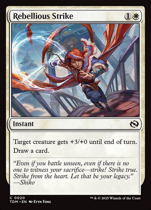 Rebellious Strike - 20 (Normal) Near Mint_Non-Foil