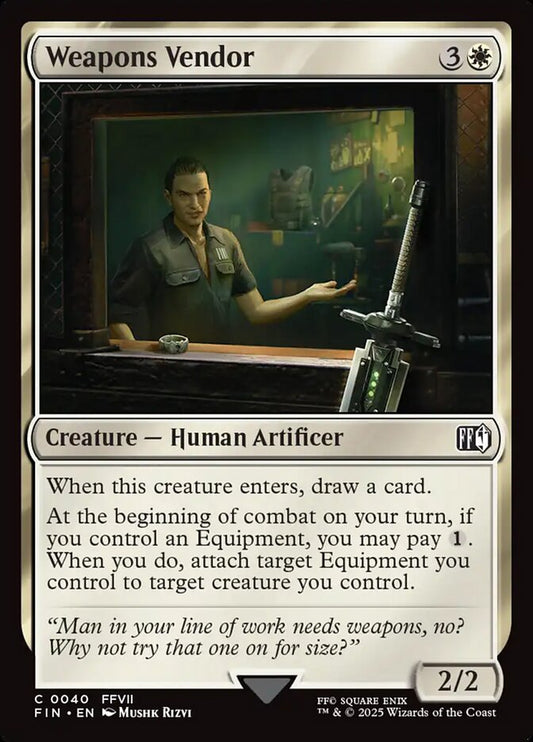 Weapons Vendor - 40 (Foil) (JP)