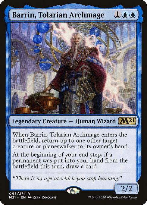Barrin, Tolarian Archmage - 45 (Foil) Near Mint_Foil