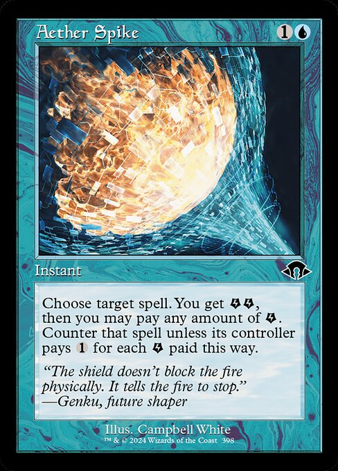 Aether Spike Retro - 398 (Foil) Near Mint_Foil