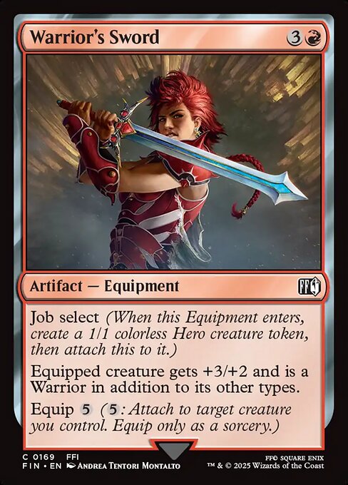 Warrior's Sword - 169 (Normal) Near Mint_Non-Foil