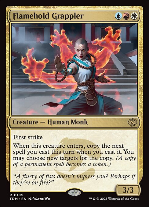 Flamehold Grappler - 185 (Foil) Near Mint_Foil