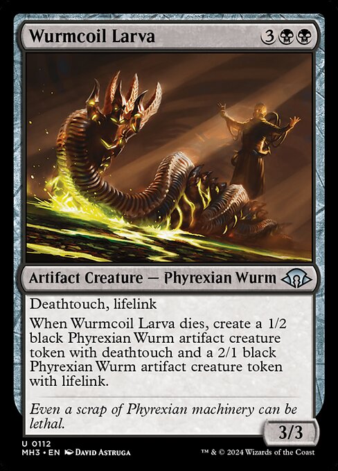Wurmcoil Larva - 112 (Normal) Near Mint_Non-Foil