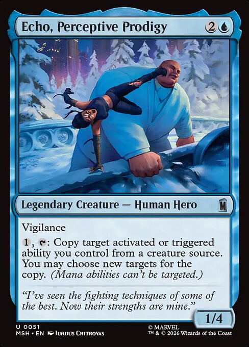 Echo, Perceptive Prodigy - 51 (Foil)
