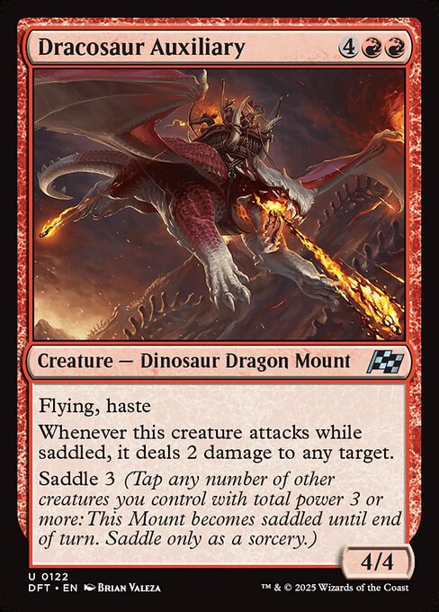 Dracosaur Auxiliary - 122 (Normal) Near Mint_Non-Foil