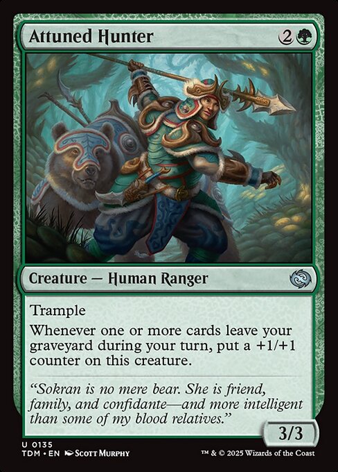 Attuned Hunter - 135 (Normal) Near Mint_Non-Foil