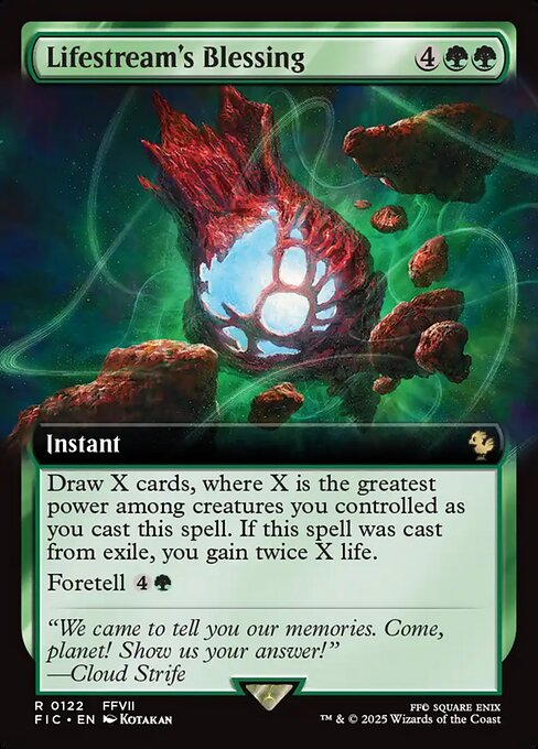 Lifestream's Blessing - 122 (Normal) Near Mint_Non-Foil