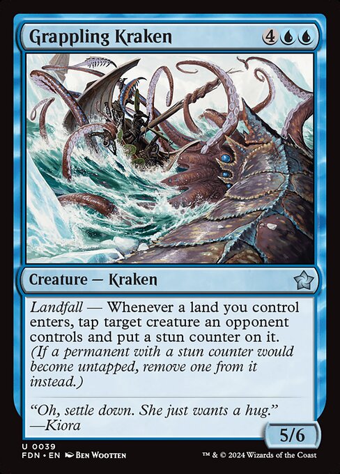 Grappling Kraken (Non Foil) near_mint