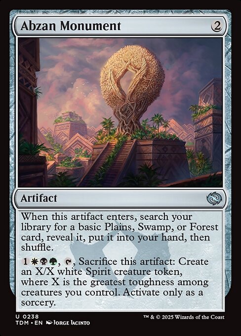 Abzan Monument - 238 (Normal) Near Mint_Non-Foil