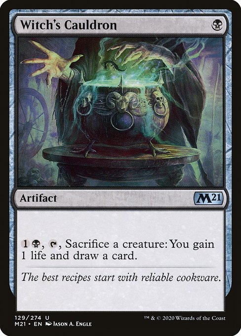 Witch's Cauldron - 129 (Foil) Near Mint_Foil