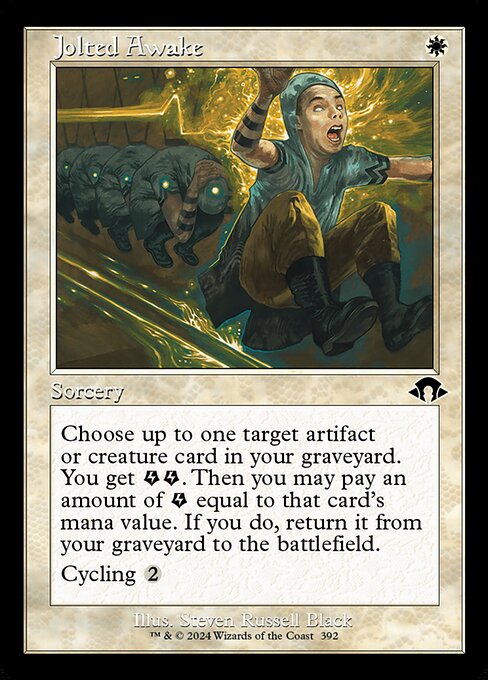 Jolted Awake Retro - 392 (Normal) Near Mint_Non-Foil
