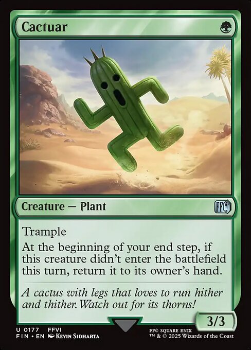 Cactuar - 177 (Normal) Near Mint_Non-Foil