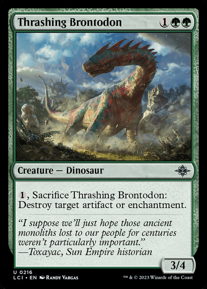 Thrashing Brontodon - 216