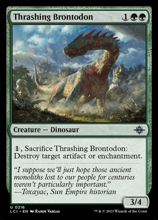 Thrashing Brontodon - 216