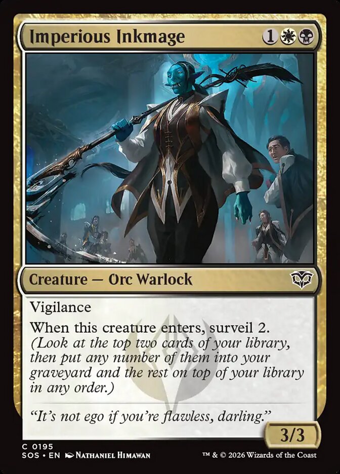 Imperious Inkmage - 195 (Foil)