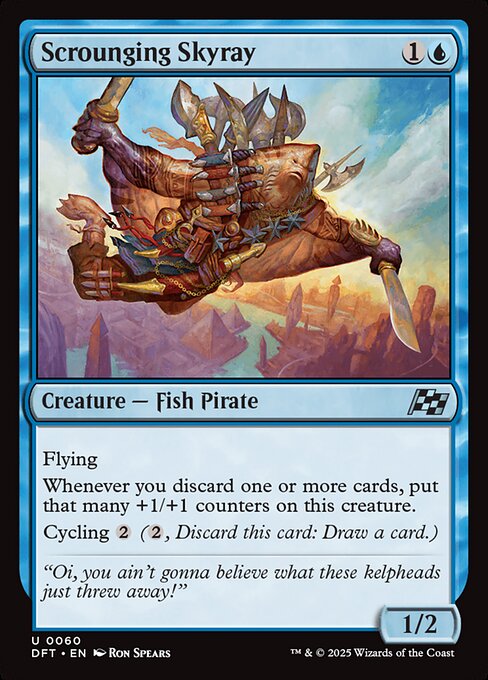 Scrounging Skyray - 60 (Normal) Near Mint_Non-Foil