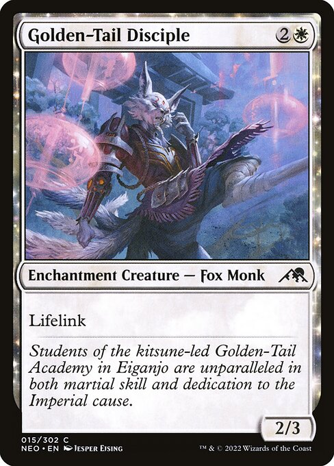 Golden-Tail Disciple NEO #15 Non-Foil