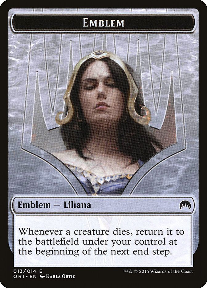 Liliana, Defiant Necromancer Emblem - 13