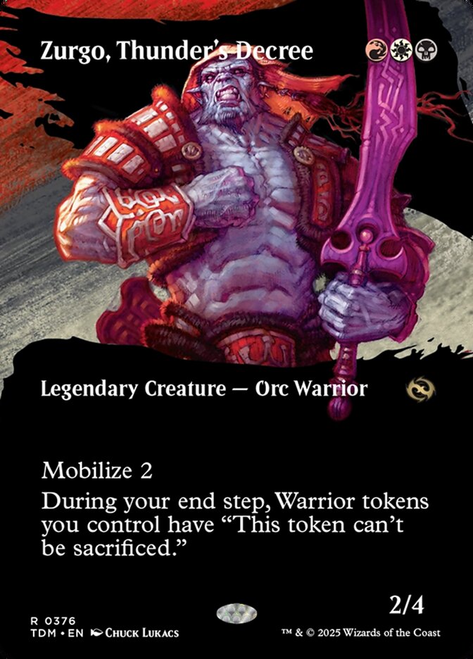 Zurgo, Thunder's Decree - 376 (Foil)